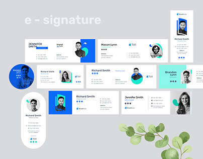 Email signature template