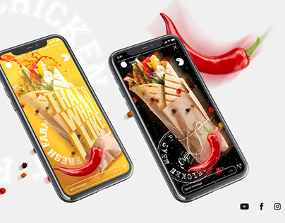 Design campaign for a fast-food restaurant