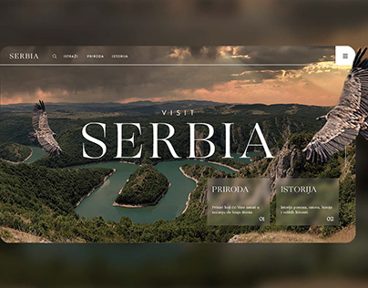 Visit Serbia Landing Page