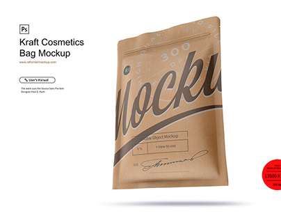 Download Kraft Sachet Projects Photos Videos Logos Illustrations And Branding On Behance Yellowimages Mockups