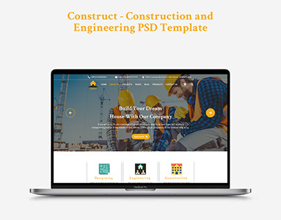 Construct - Construction & Engineering PSD Template