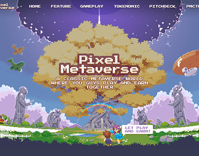 Pixel Metaverse Game, Home page
