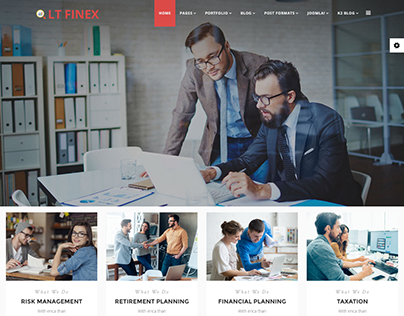 LT Finex Responsive Financial WordPress theme