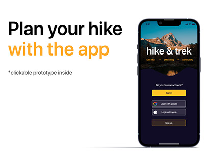 hike & trek | Mobile app