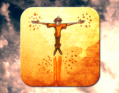 Book Art and iOS7 App Design: "Sky Dreams"