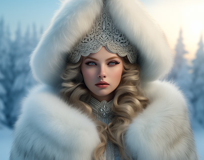 Ai neuro-portal to Russian fairy tales: The Snow Maiden