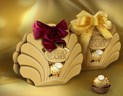 Упаковка конфет Ferrero Rocher