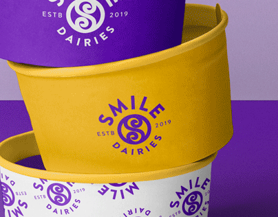Smile Dairies Logo & Package Design