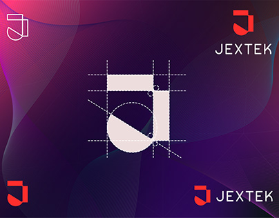 Modern J Letter Futuristic Technology Logo l Tech Logo