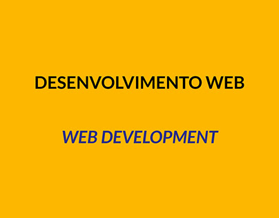 Desenvolvimento Web