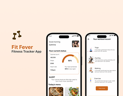 Fit Fever A Fitness Tracker App