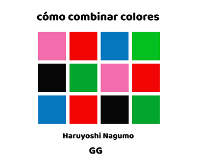 Diseño de cubiertas del libro "Cómo combinar colores"