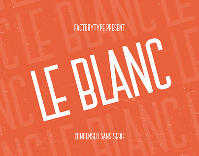 Le Blanc | Free Font