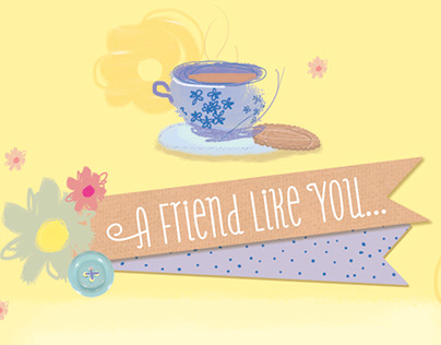 Sweet Friend Greeting Card