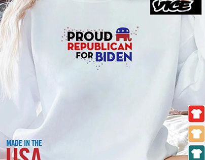 Vicetshirt - Proud Republican For Biden Shirt