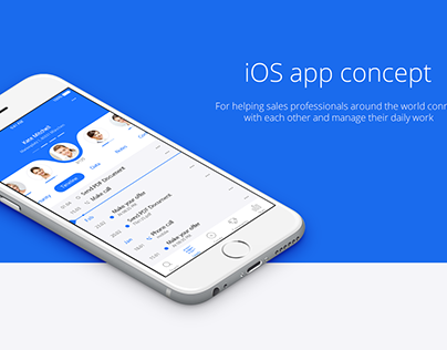 Concept for iOS app