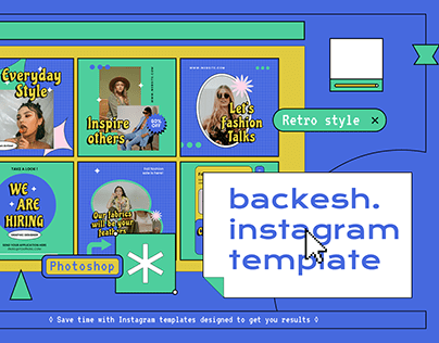Backesh Retro Instagram Template