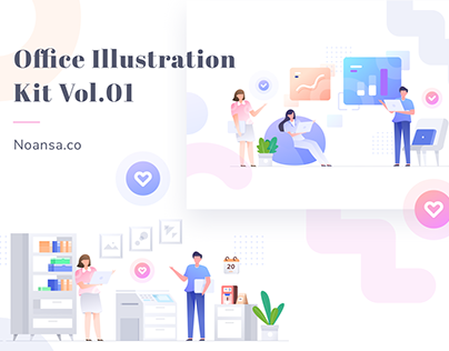 Office Illustration Kit Vol.01