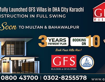 GFS Villas - DHA Multan - Press Ads