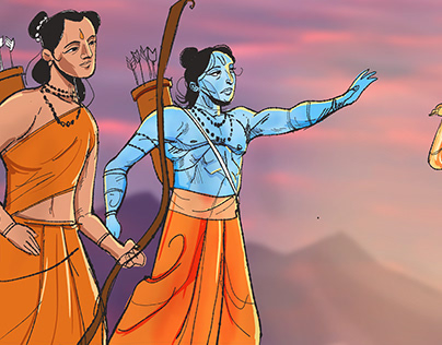 sample illustration for ramayana.....