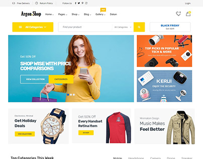 E-Commerce Website for Affiliate Marketing