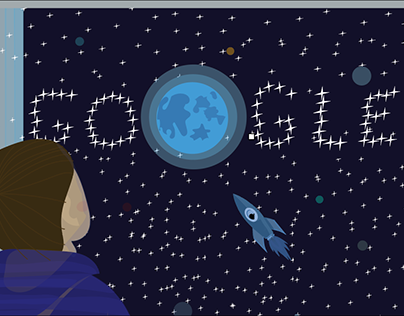 To the moon (doodle for google)