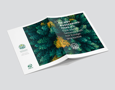 Image brochure for a forest owners association
