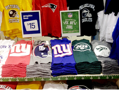 NFL Window Design for PS from Aeropostale