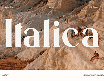 Travel Agency - Italica - Web Design
