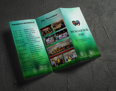 Brochure Design for BSUM Council 2019