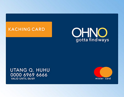 OHNO Credit Card (sticker)