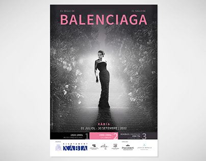 Exposición El siglo de Balenciaga | Cartel | Ivan Diez