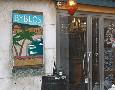 Byblos Travel Poster