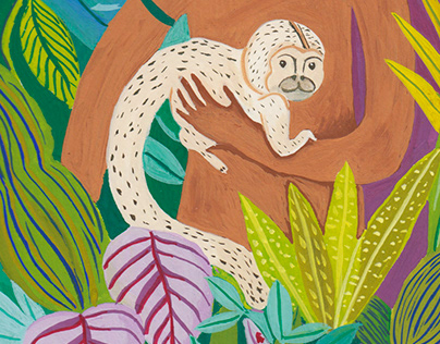 Illustrations for the Amazonian Folklore "Guaraná"