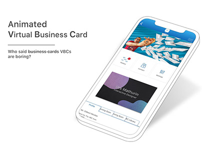 Animated Virtual Business Card