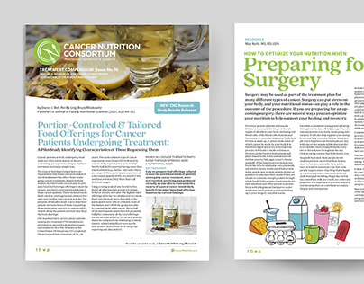 Printed Newsletters 1–10 — Cancer Nutrition Consortium