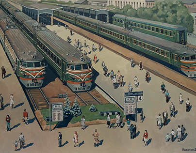 The Leningrad-Finlandsky station