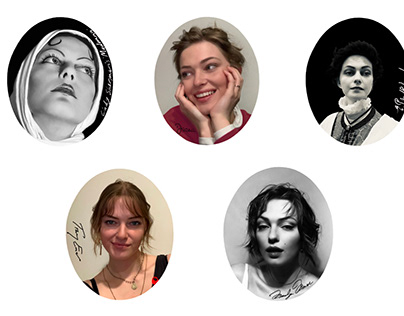 Self-Portraits Appropriating Iconic Women