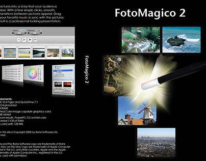 FotoMagico 2 Cover and CD Packaging Design