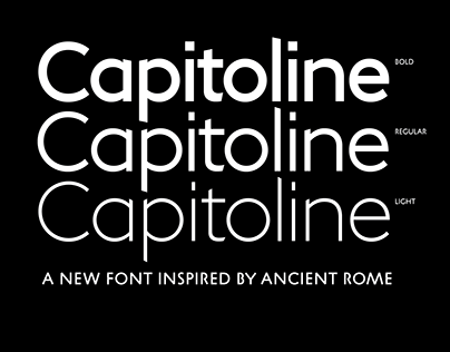 CAPITOLINE | A modern Roman typeface