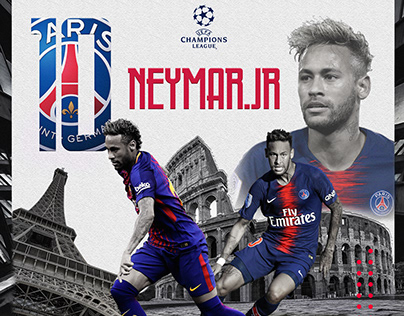 Neymar JR / PSG - Poster