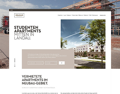 Studenten Apartments - Branding, Website & Print
