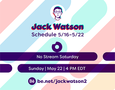 Stream Schedule | 5/16-5/22