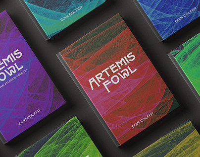 Artemis Fowl Series. Generative Book Covers