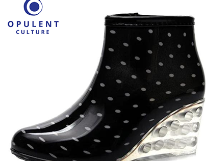 Buy Black Ankle Rain Boots Online for Women.