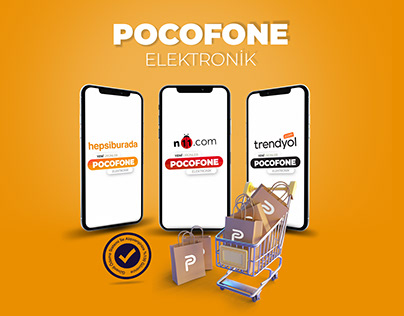 Pocofone Elektronik Online Marketplace Banner Design