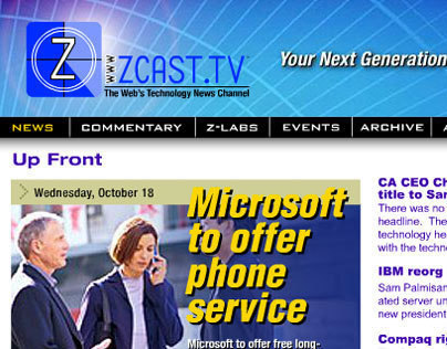 Ziff Davis News Interface