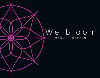 We bloom - Logo design