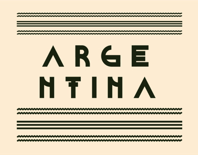 ARGENTINA TYPOGRAPHY