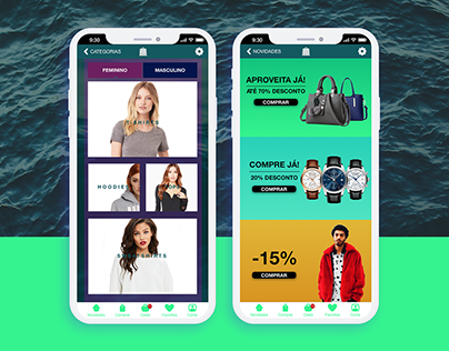 UI/UX Mobile Fashion e-commerce app